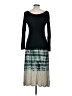 Say What? Tie-dye Black Casual Dress Size M - photo 2