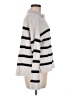 Laundry by Shelli Segal Stripes Silver Pullover Sweater Size M - photo 4