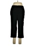Alfred Dunner Solid Black Casual Pants Size 14 - photo 1