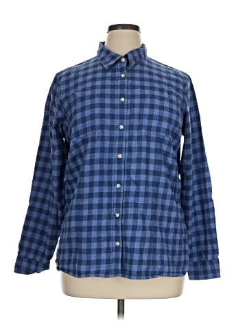 L.L.Bean Long Sleeve Button-Down Shirt (view 1)