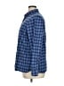 L.L.Bean 100% Cotton Checkered-gingham Blue Long Sleeve Button-Down Shirt Size XL - photo 5