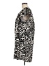 Originality Animal Print Black Casual Dress Size L - photo 5