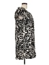 Originality Animal Print Black Casual Dress Size L - photo 4