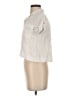 Love Notes 100% Rayon Ivory Short Sleeve Blouse Size S - photo 5