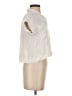 Love Notes 100% Rayon Ivory Short Sleeve Blouse Size S - photo 4