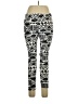 Lularoe Print Black White Leggings Size 1X (estimated) - photo 2