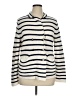 Ann Taylor LOFT Stripes Ivory Cardigan Size XL - photo 1