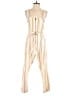 Billabong Stripes Ivory Jumpsuit Size M - photo 1