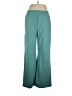 Lands' End Solid Teal Casual Pants Size L - photo 1