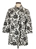 Chico's Print Gray Coat Size Med (1) - photo 1