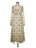 Francesca's 100% Polyester Ivory Casual Dress Size M - photo 1