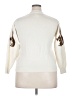 Mondi Animal Print Ivory Wool Pullover Sweater Size 32 - photo 2