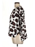 Umgee 100% Polyester Animal Print Brown 3/4 Sleeve Blouse Size L - photo 5