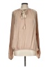 Dance & Marvel 100% Polyester Tan Long Sleeve Blouse Size L - photo 1