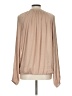 Dance & Marvel 100% Polyester Tan Long Sleeve Blouse Size L - photo 2
