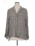 J.Jill 100% Rayon Tweed Gray Long Sleeve Blouse Size XL - photo 1