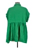 Adora 100% Cotton Green Short Sleeve Blouse Size M - photo 2