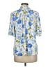 Sugarlips Floral Blue Short Sleeve Blouse Size M - photo 2