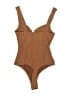 ASTR The Label Solid Brown Bodysuit Size XS - photo 2