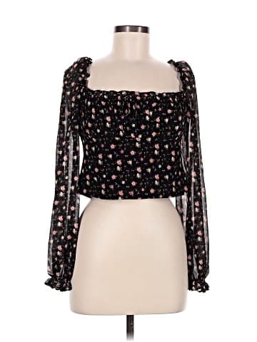 WAYF Long Sleeve Blouse (view 1)