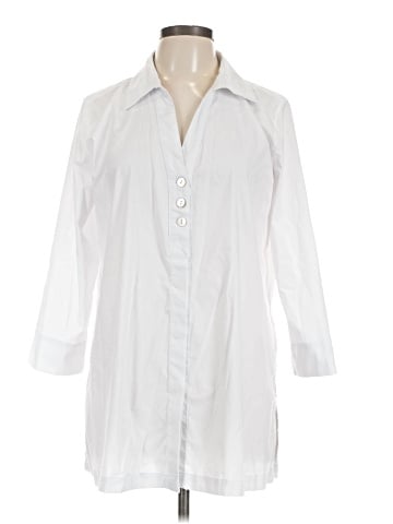 Zac & Rachel 3/4 Sleeve Button-Down Shirt (view 1)