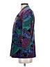 TanJay 100% Cotton Print Purple Blazer Size S - photo 5