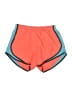 Nike 100% Polyester Color Block Orange Athletic Shorts Size M - photo 1