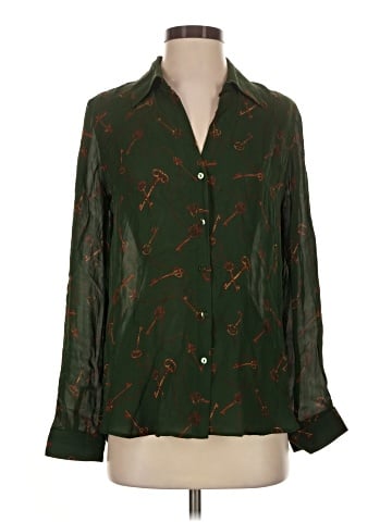L'Agence Long Sleeve Blouse (view 1)