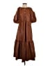 STAUD Brown Casual Dress Size XS - photo 1