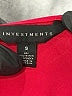 Investments Red 3/4 Sleeve Top Size S - photo 7