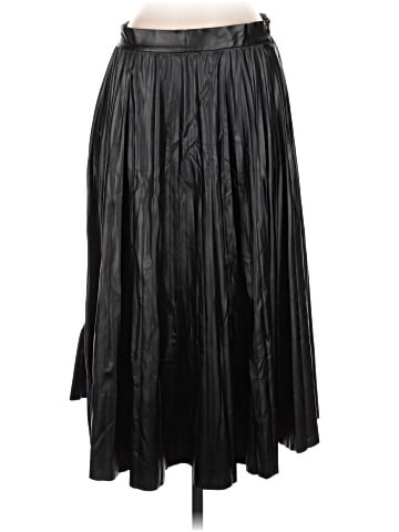 Zara Faux Leather Skirt (view 1)