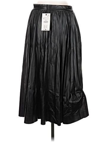 Zara Faux Leather Skirt (view 2)
