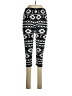 Agnes & Dora Print Black Leggings Size L - photo 1