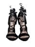 Adidas 100% Leather Black Sandals Size 7 - photo 2