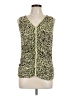 Ellen Tracy Green Sleeveless Blouse Size L - photo 1