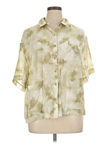 Unique Spectrum Short Sleeve Blouse (view 1)