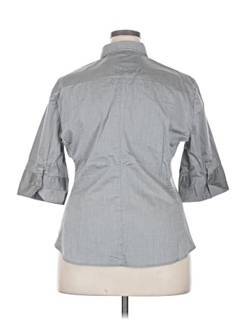 7th Avenue Design Studio New York & Company 3/4 Sleeve Button-Down Shirt (view 2)