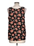 Faded Glory 100% Polyester Black Sleeveless Top Size L - photo 2