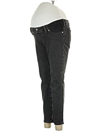 Madewell Maternity Side-Panel Perfect Vintage Jeans in Lunar Wash (view 1)