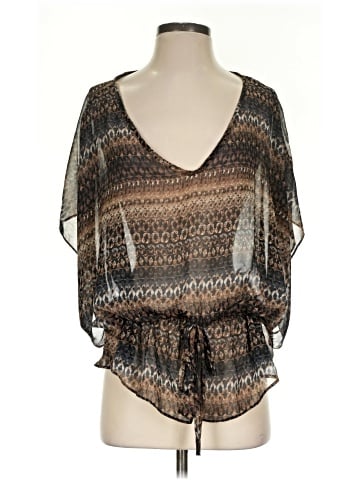 Pookie & Sebastian 3/4 Sleeve Blouse (view 1)