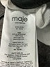 Maje 100% Viscose Ivory Long Sleeve Blouse Size Sm (1) - photo 8