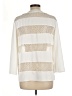 Peter Nygard 100% Polyester Solid Ivory White 3/4 Sleeve Blouse Size 10 - photo 2