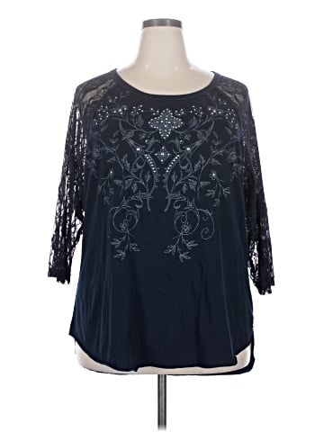 Seven7 3/4 Sleeve Top (view 1)
