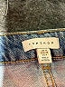 Topshop 100% Cotton Blue Denim Skirt Size 6 - photo 4