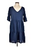 Dylan 100% Cotton Blue Casual Dress Size M - photo 1