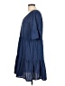 Dylan 100% Cotton Blue Casual Dress Size M - photo 5