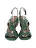 Corso Como 100% Leather Green Wedges Size 10 - photo 2