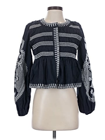 7 For All Mankind Long Sleeve Blouse (view 1)