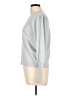 Wrap 100% Cashmere Gray Blue Cashmere Pullover Sweater Size 10 - photo 5