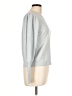 Wrap 100% Cashmere Gray Blue Cashmere Pullover Sweater Size 10 - photo 4